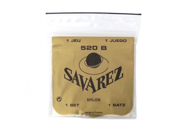 Savarez Jogo de Cordas Guitarra Clássica Savarez 520B Savarez Jogo de Cordas Guitarra Clássica Savarez 520B